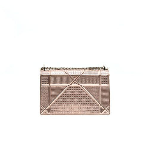 CHRISTIAN DIOR DIORAMA MEDIUM METALLIC PINK GOLD  SHW