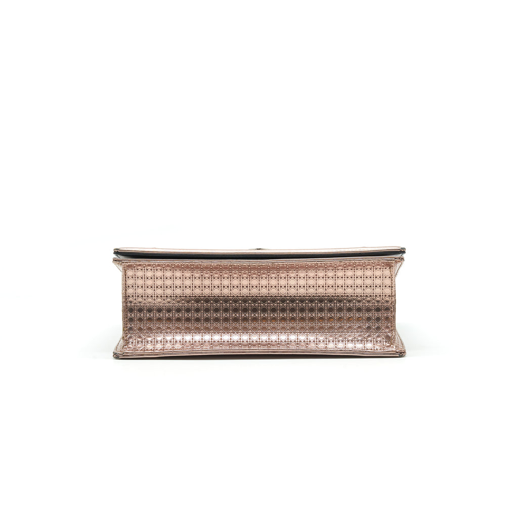 CHRISTIAN DIOR DIORAMA MEDIUM METALLIC PINK GOLD  SHW