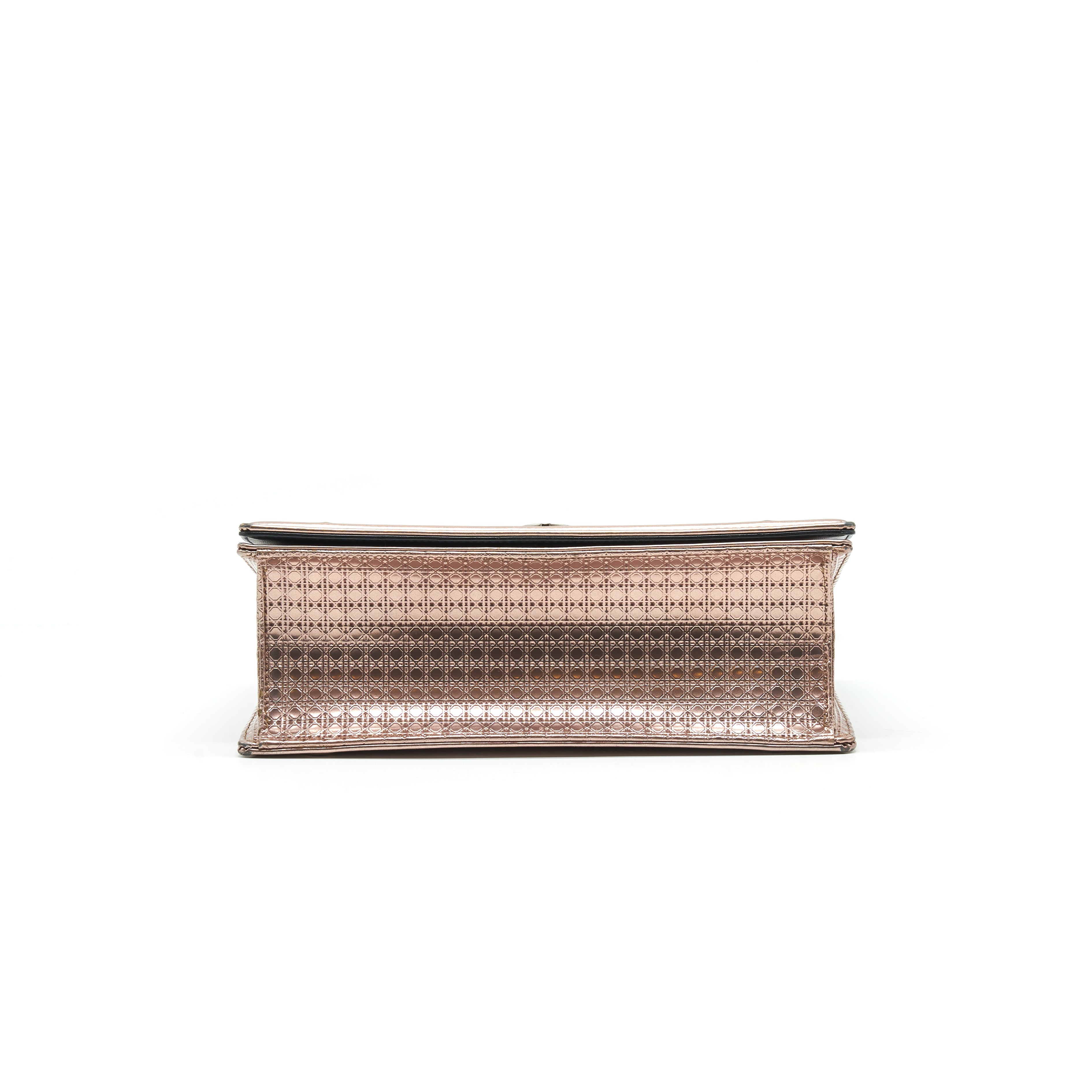 CHRISTIAN DIOR DIORAMA MEDIUM METALLIC PINK GOLD  SHW