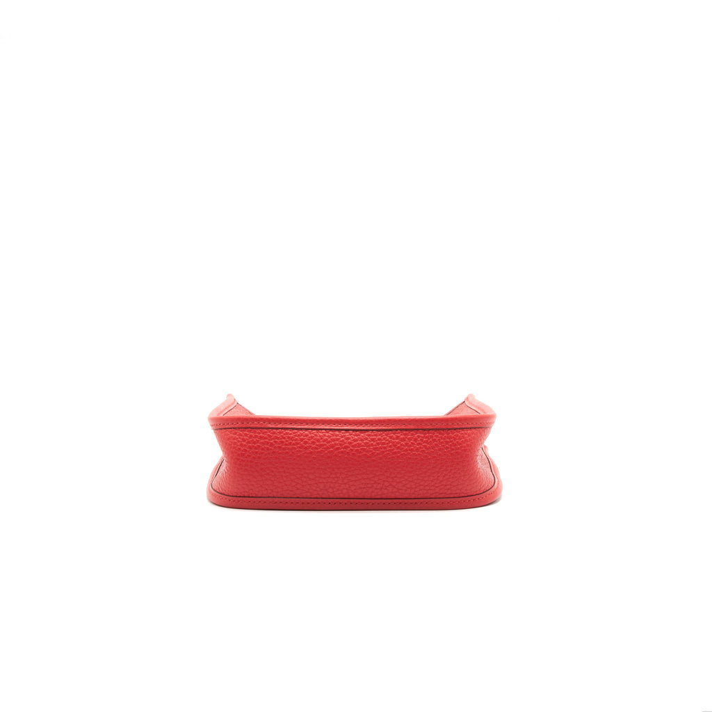 HERMES MINI EVELYNE ROUGE TOMATO