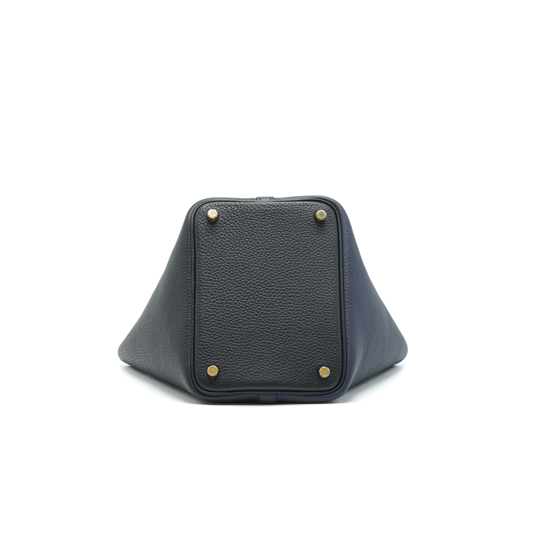 HERMES PICOTIN 18 BLEU NUIT/NOIR/BLUE FRIDA