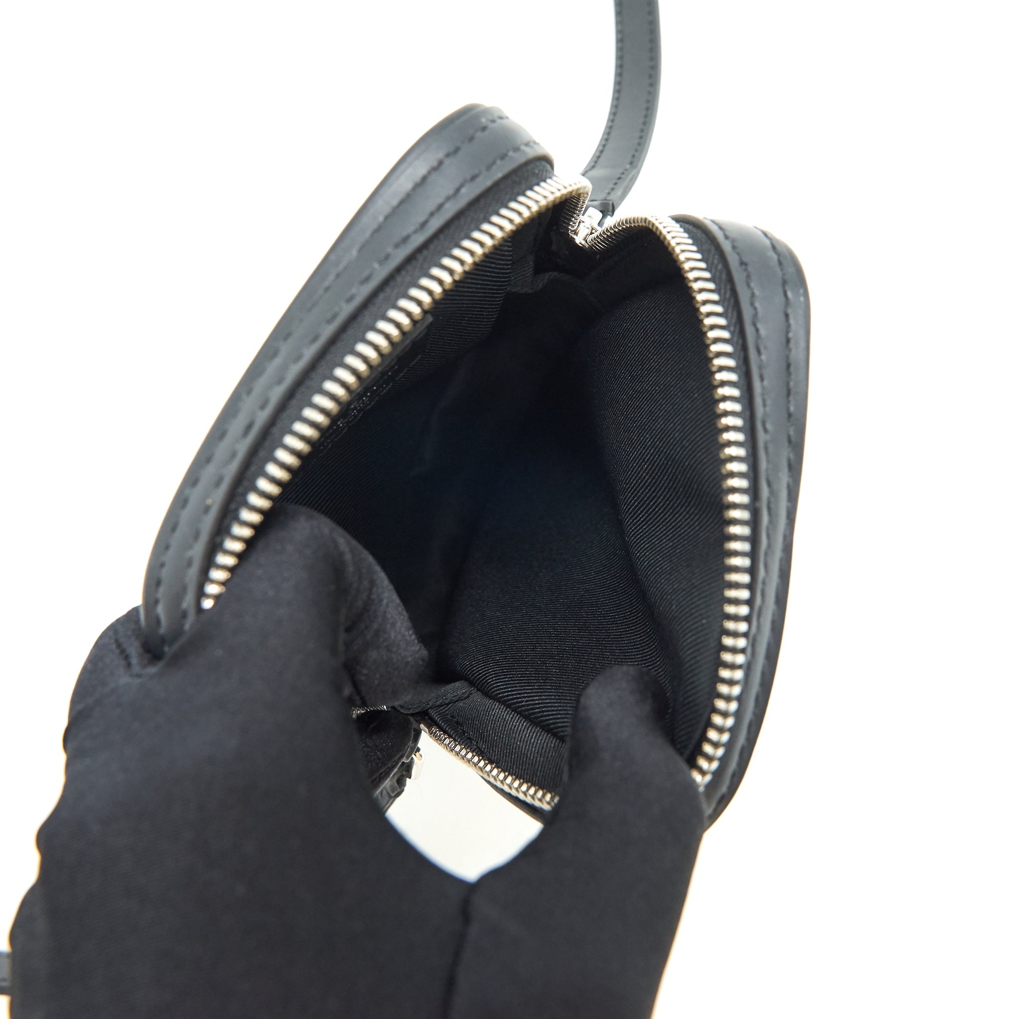 LOUIS VUITTON MINI CROSSBODY BAG EPI LEATHE BLACK