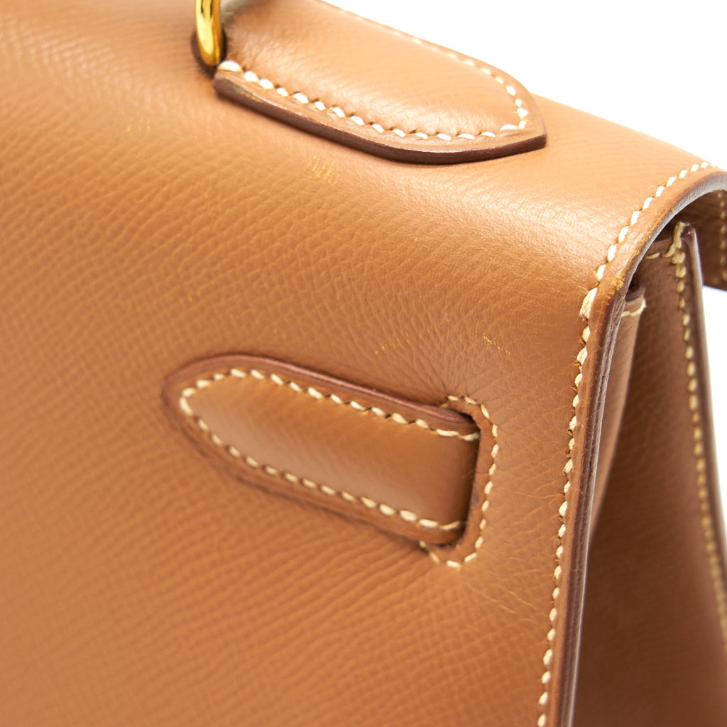 HERMES KELLY 32 SELLIERGOLD WITH GHW EPSOM