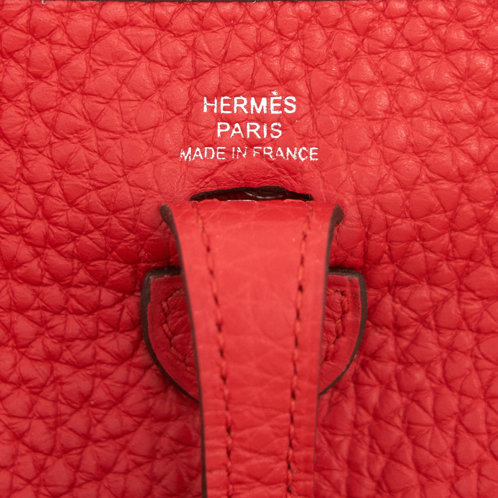 HERMES MINI EVELYNE ROUGE TOMATO