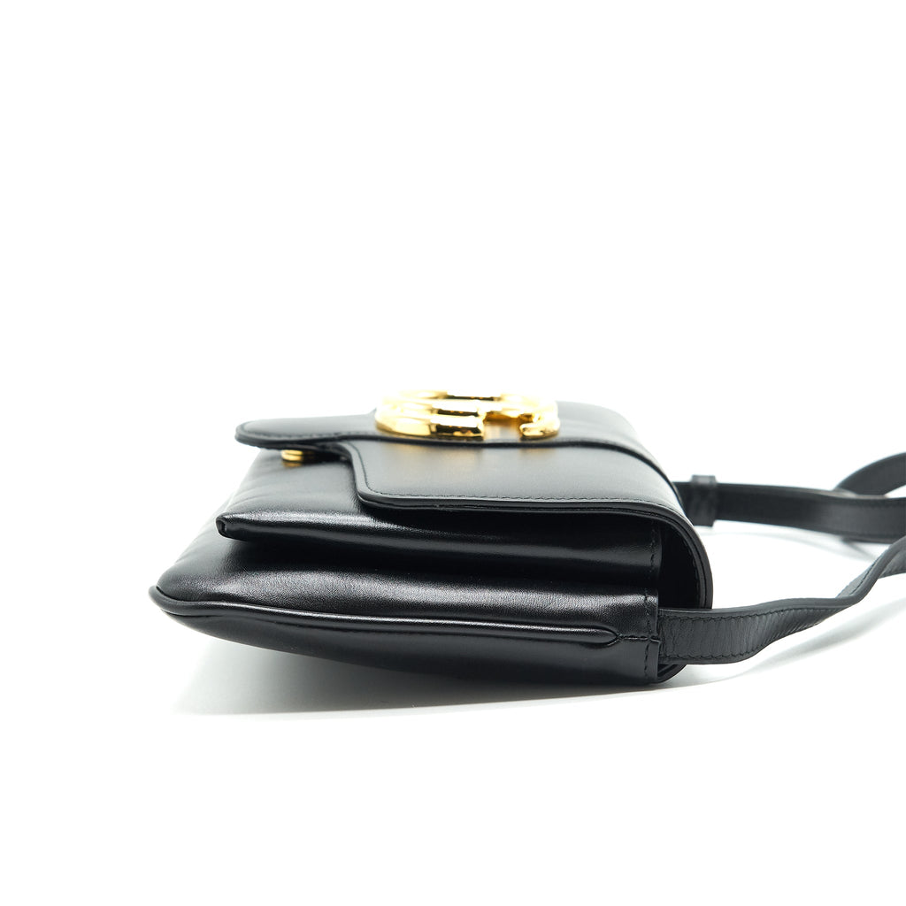 GUCCI ARLI SMALL SHOULDER BAG BLACK GHW