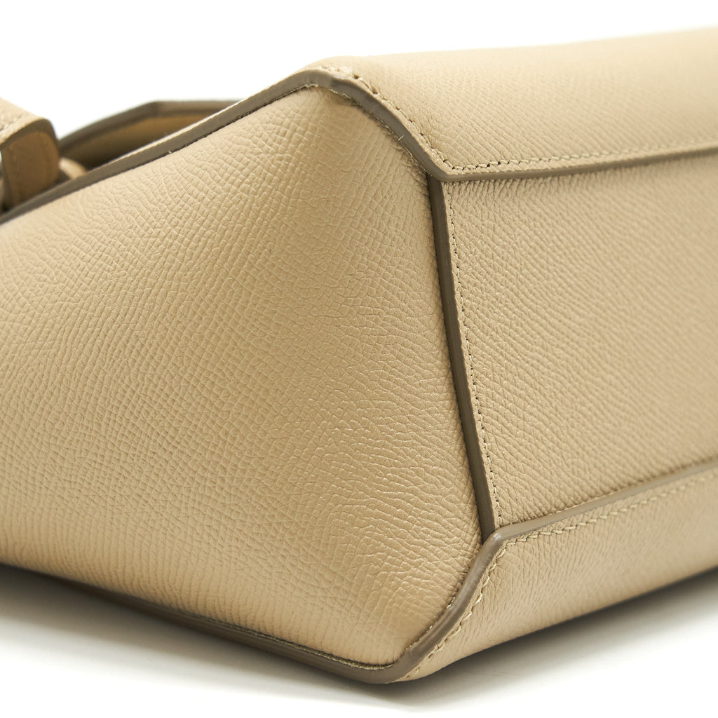 CELINE NANO BELT TRAINED CALFSKIN TAUPE