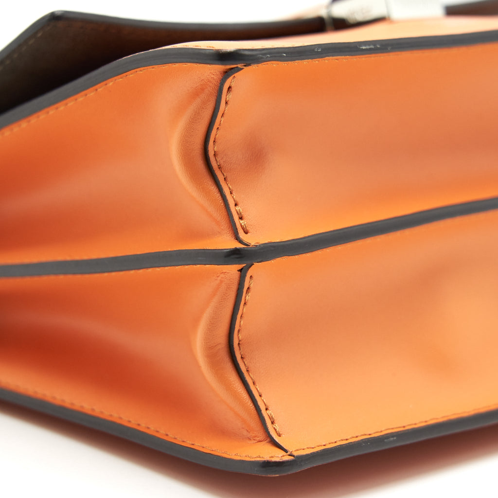 FENDI KAN I SMALL SHOULDER BAG ORANGE