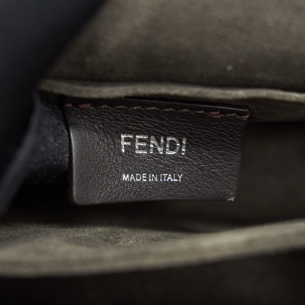 FENDI KAN I SMALL SHOULDER BAG ORANGE