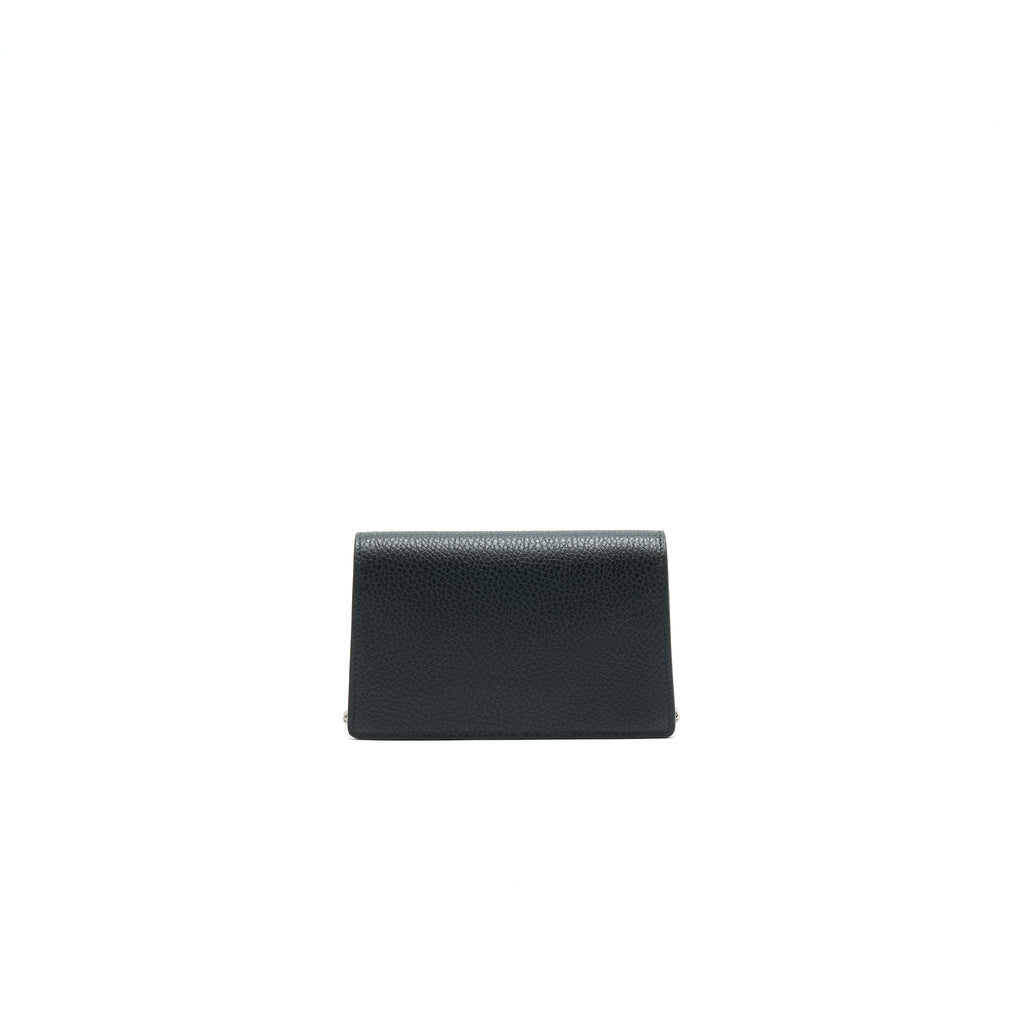 GUCCI DIONYSUS LEATHER SUPER MINI BAG BLACK