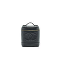CHANEL VINTAGE VANITY CASE CAVIAR BLACK GHW