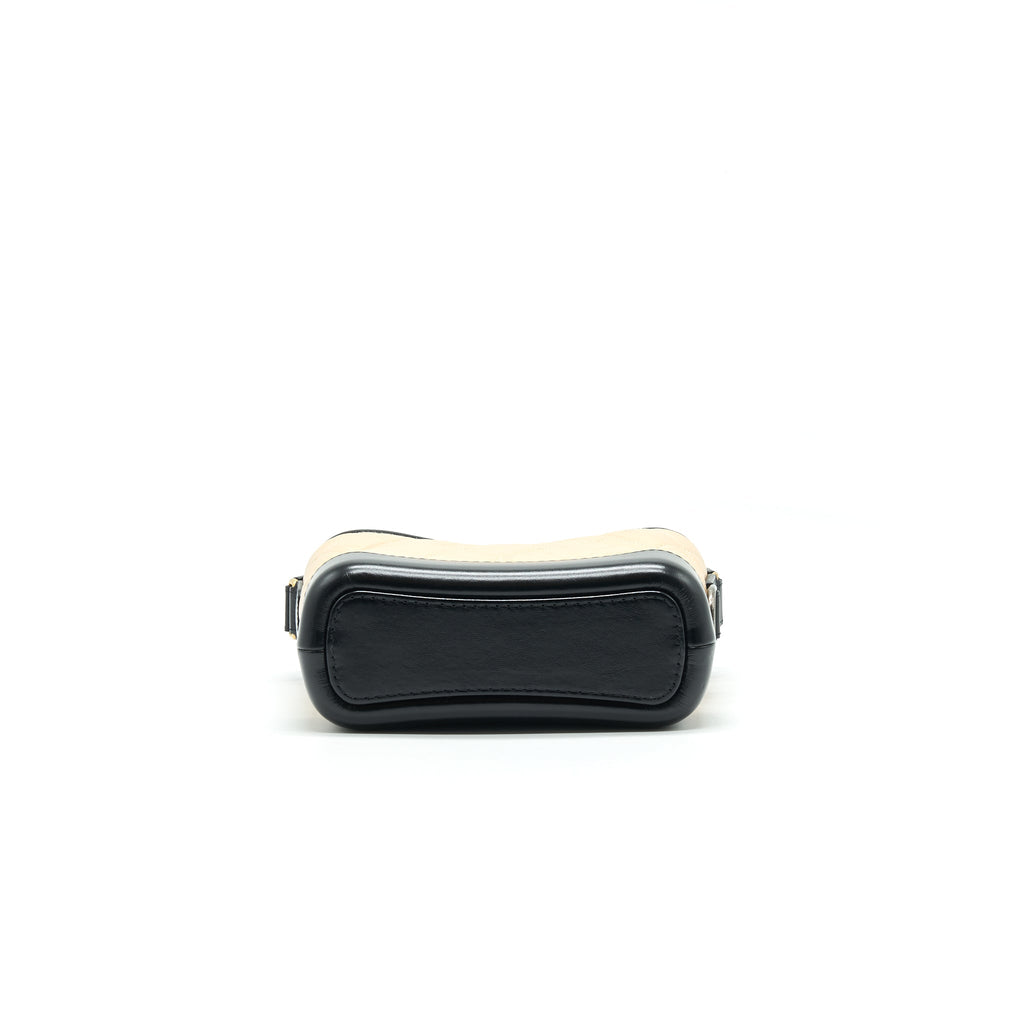CHANEL SMALL GABRIELLE HOBO BAG BEIGE/BLACK