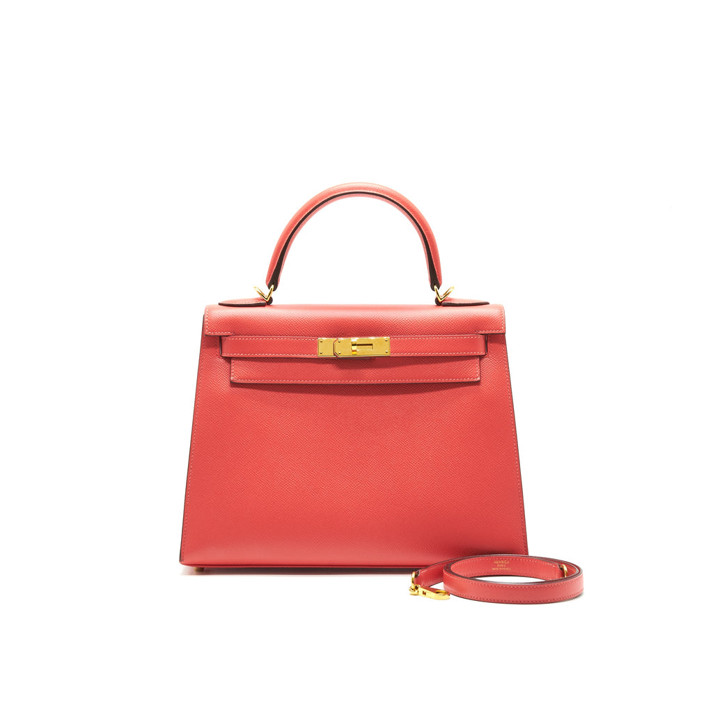 HERMES KELLY 28 ROSE JAIPUR GHW