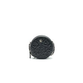 CHANEL CAMELLIA ROUND CLUTCH WITH CHAIN BLACK