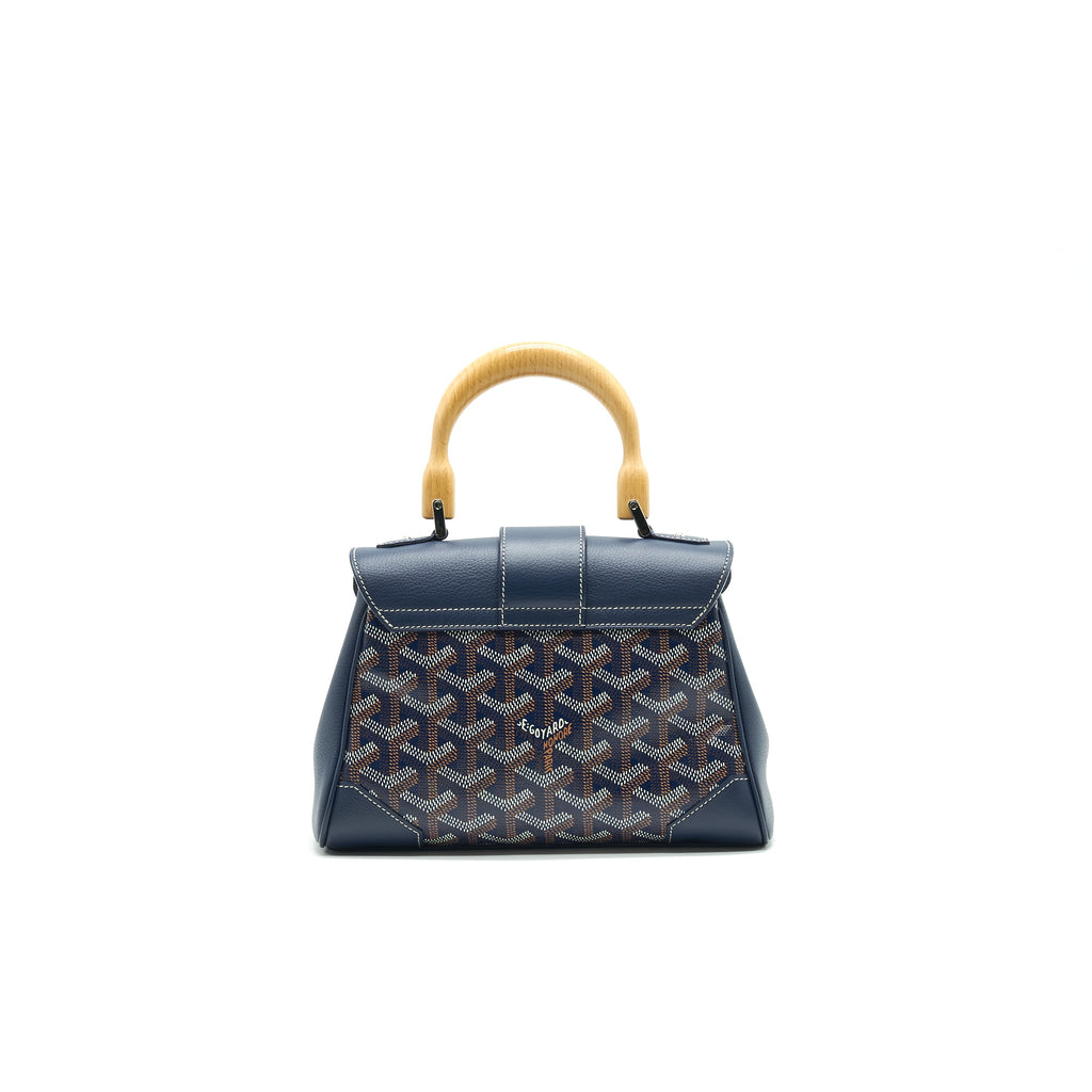 GOYARD MINI SAIGON BAG NAVY