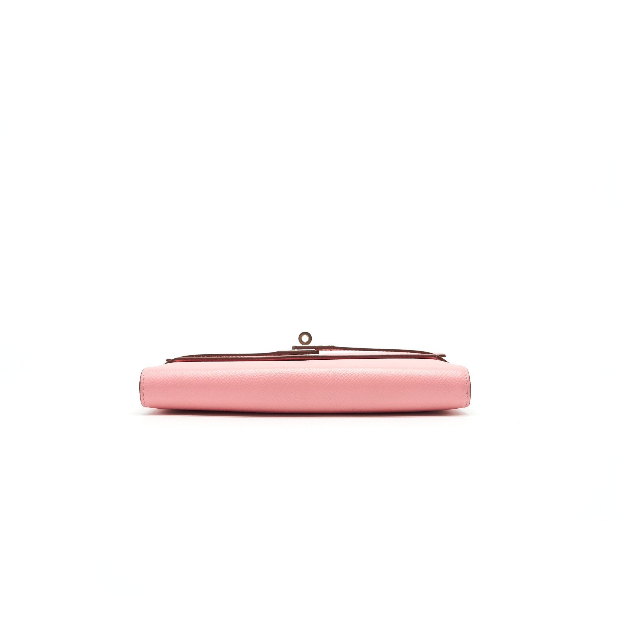 HERMES KELLY LONG WALLET PINK