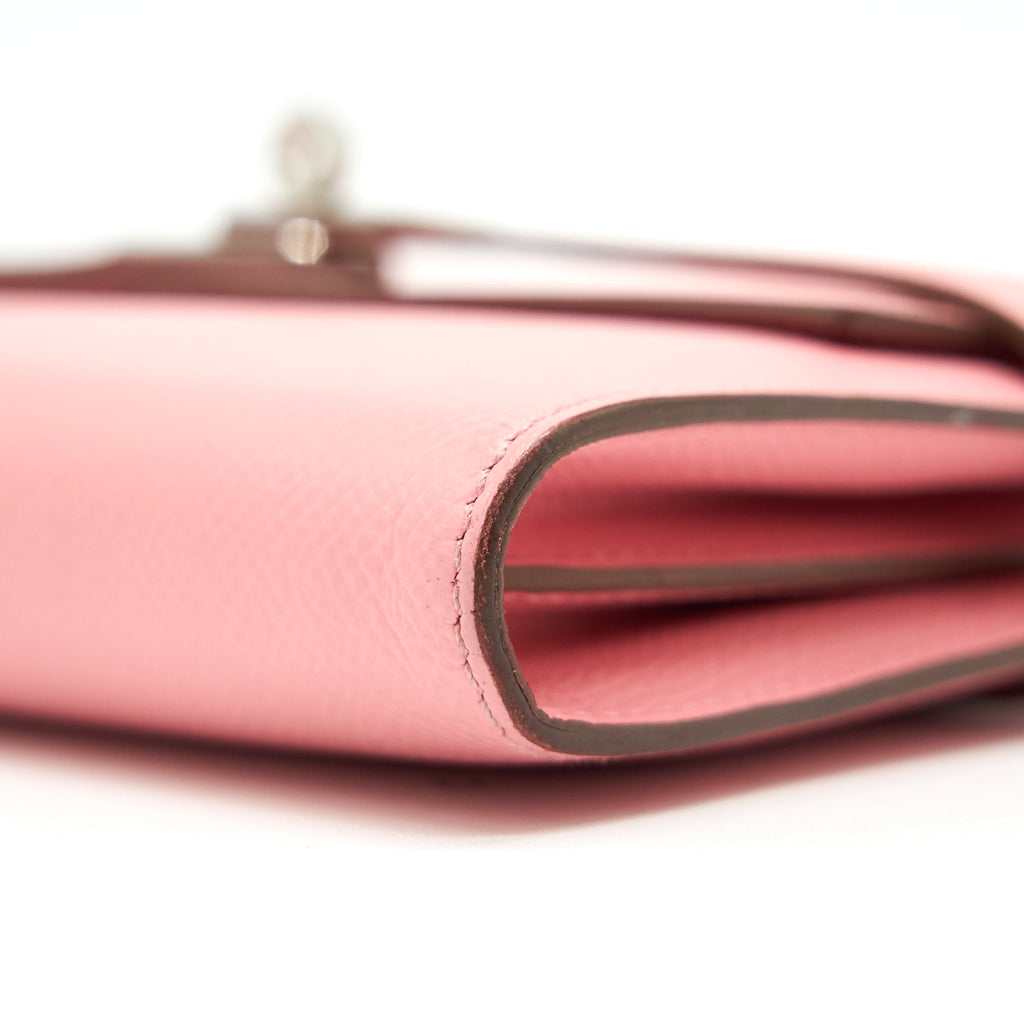 HERMES KELLY LONG WALLET PINK