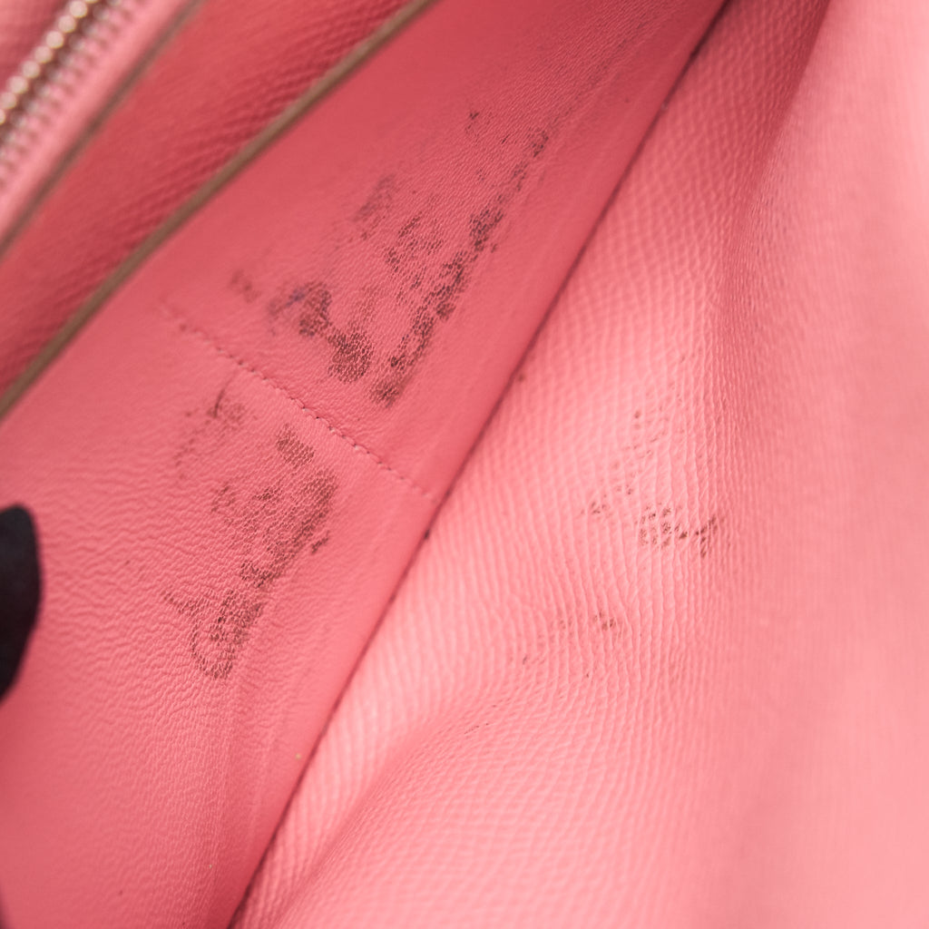 HERMES KELLY LONG WALLET PINK SHW