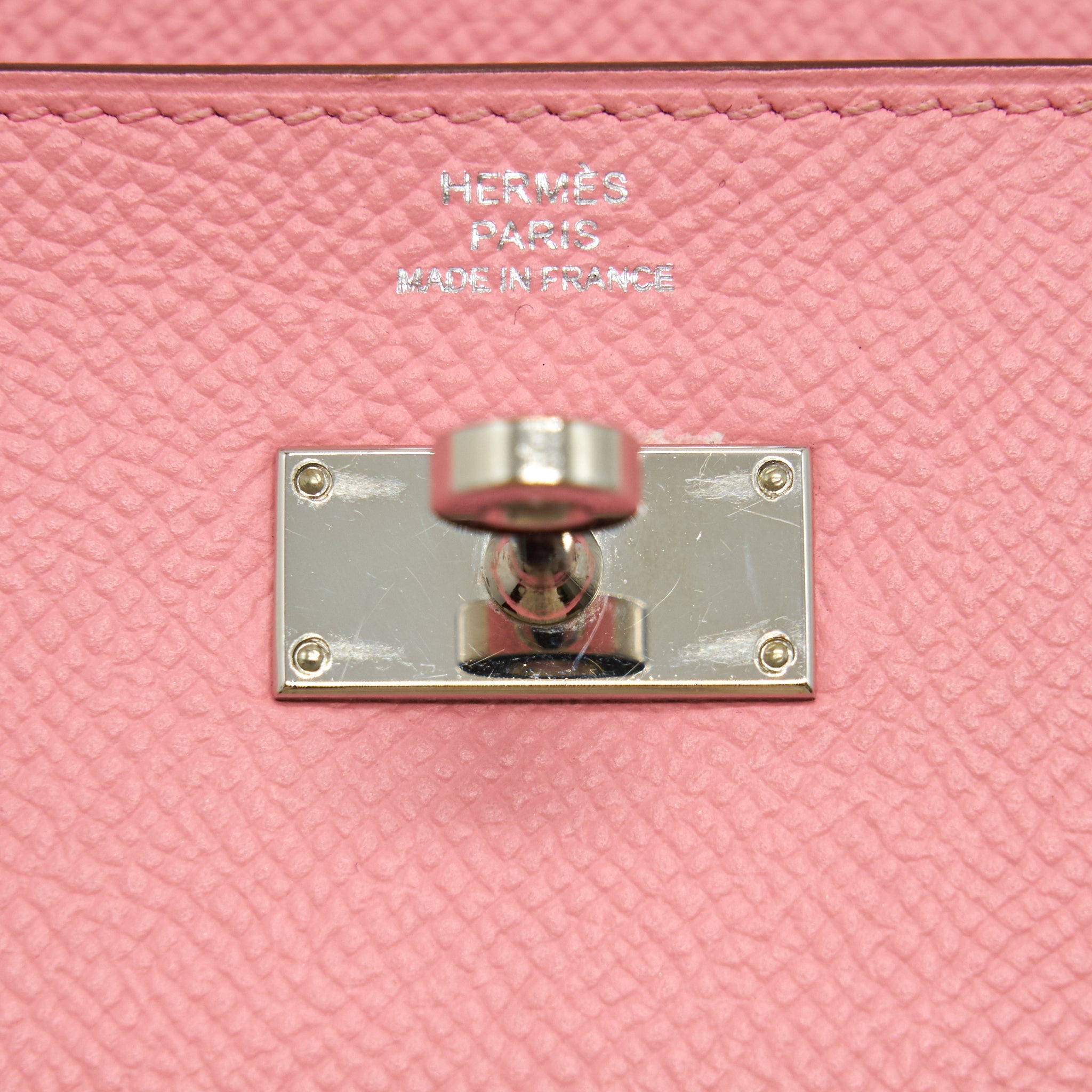 HERMES KELLY LONG WALLET PINK
