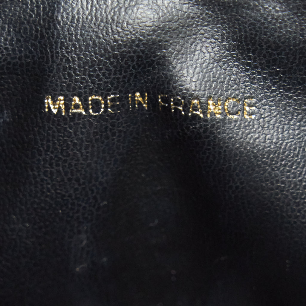 CHANEL VINTAGE VANITY CASE CAVIAR BLACK GHW