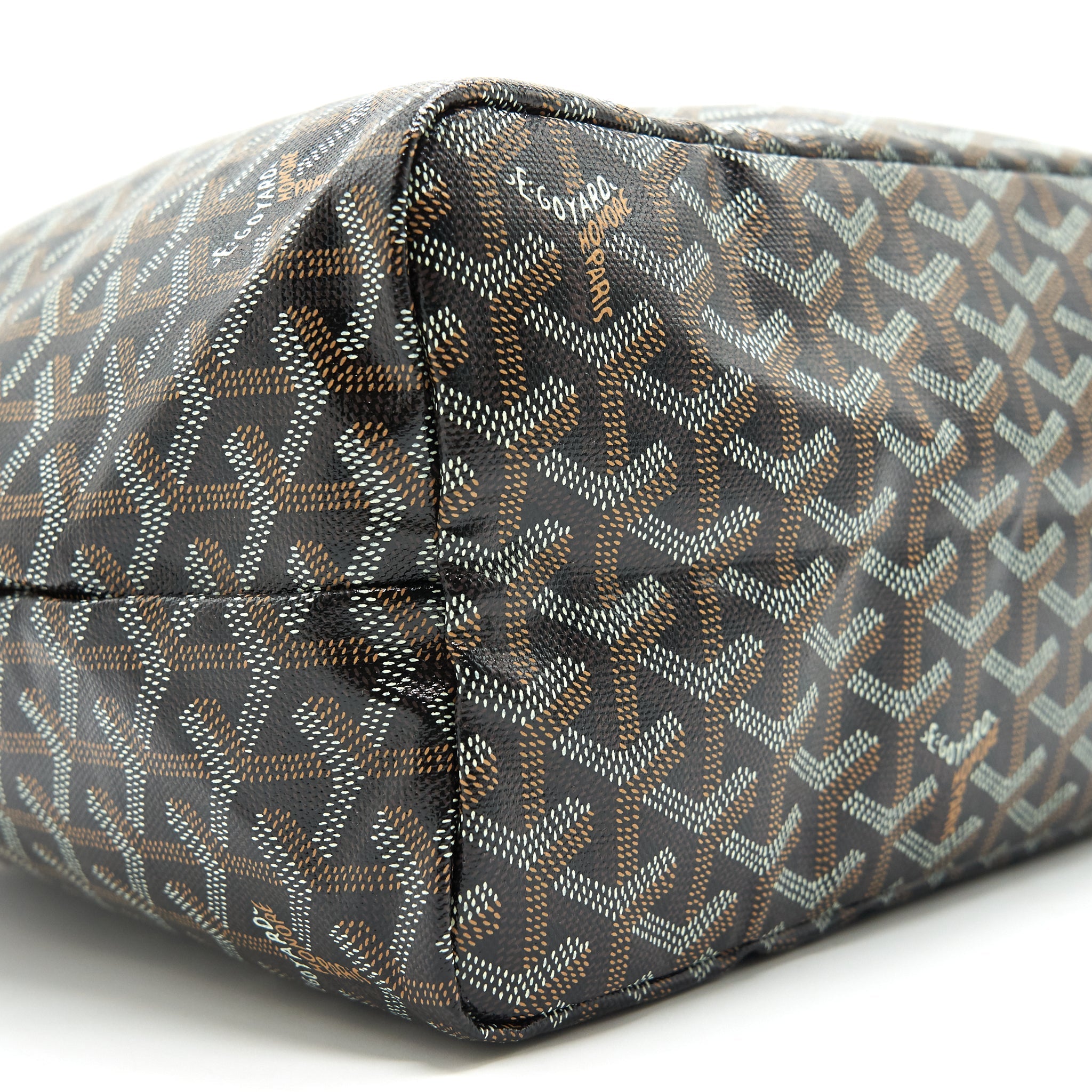GOYARD SAINT LOUIS TOTE BAG PM BROWN