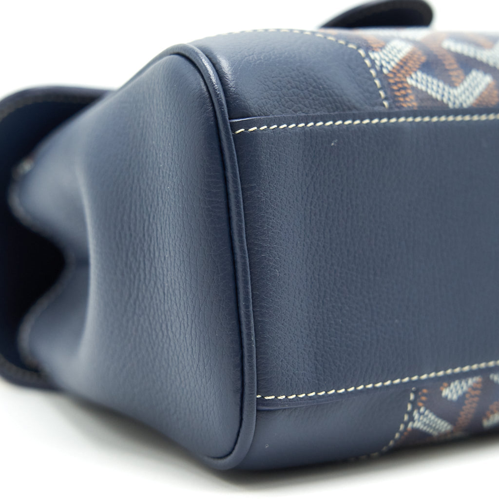 GOYARD MINI SAIGON BAG NAVY