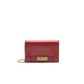 DIOR J'ADIOR WALLET ON CHAIN DARK RED GHW
