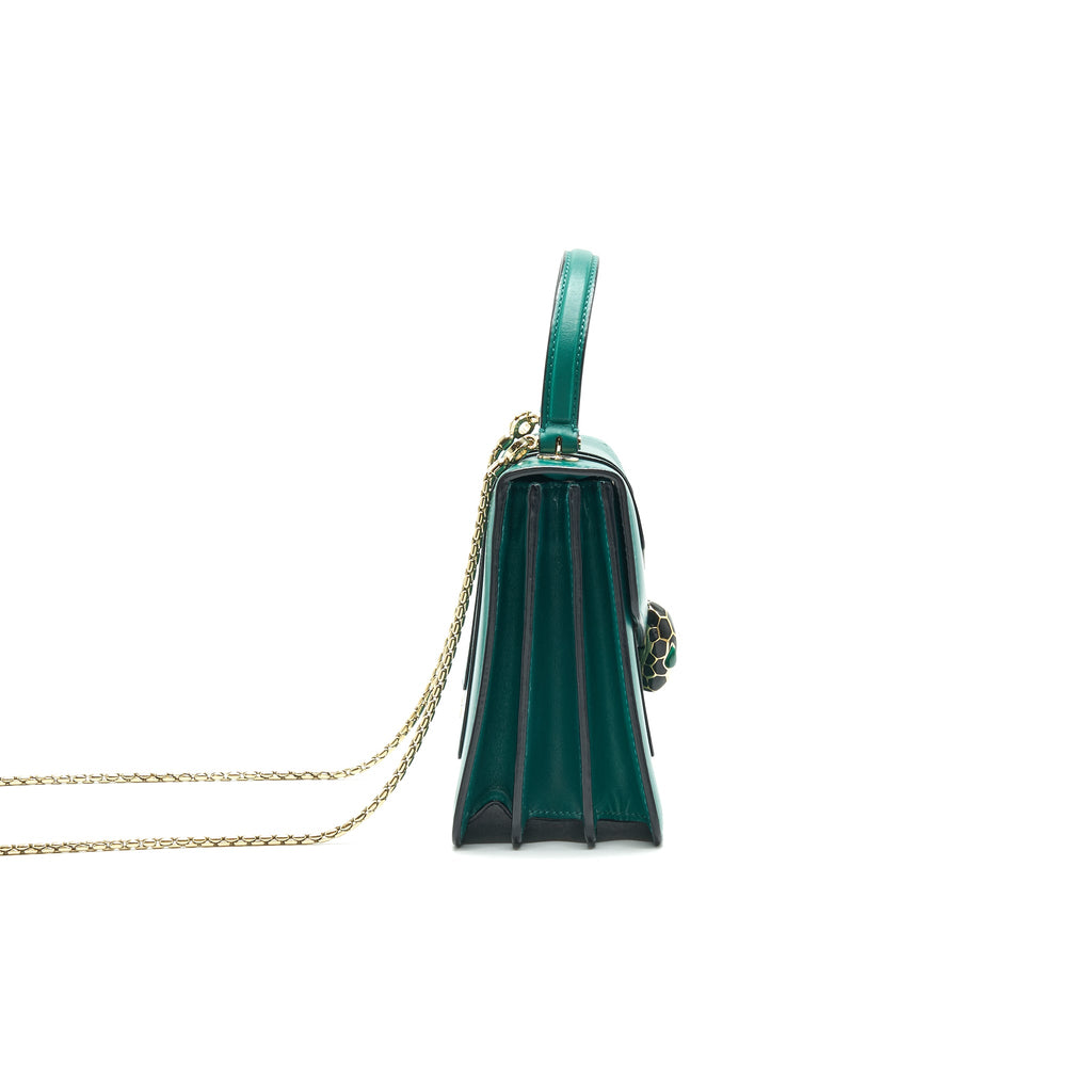 BVLGARI SERPENTI FOREVER CROSSBODY BAG GREEN