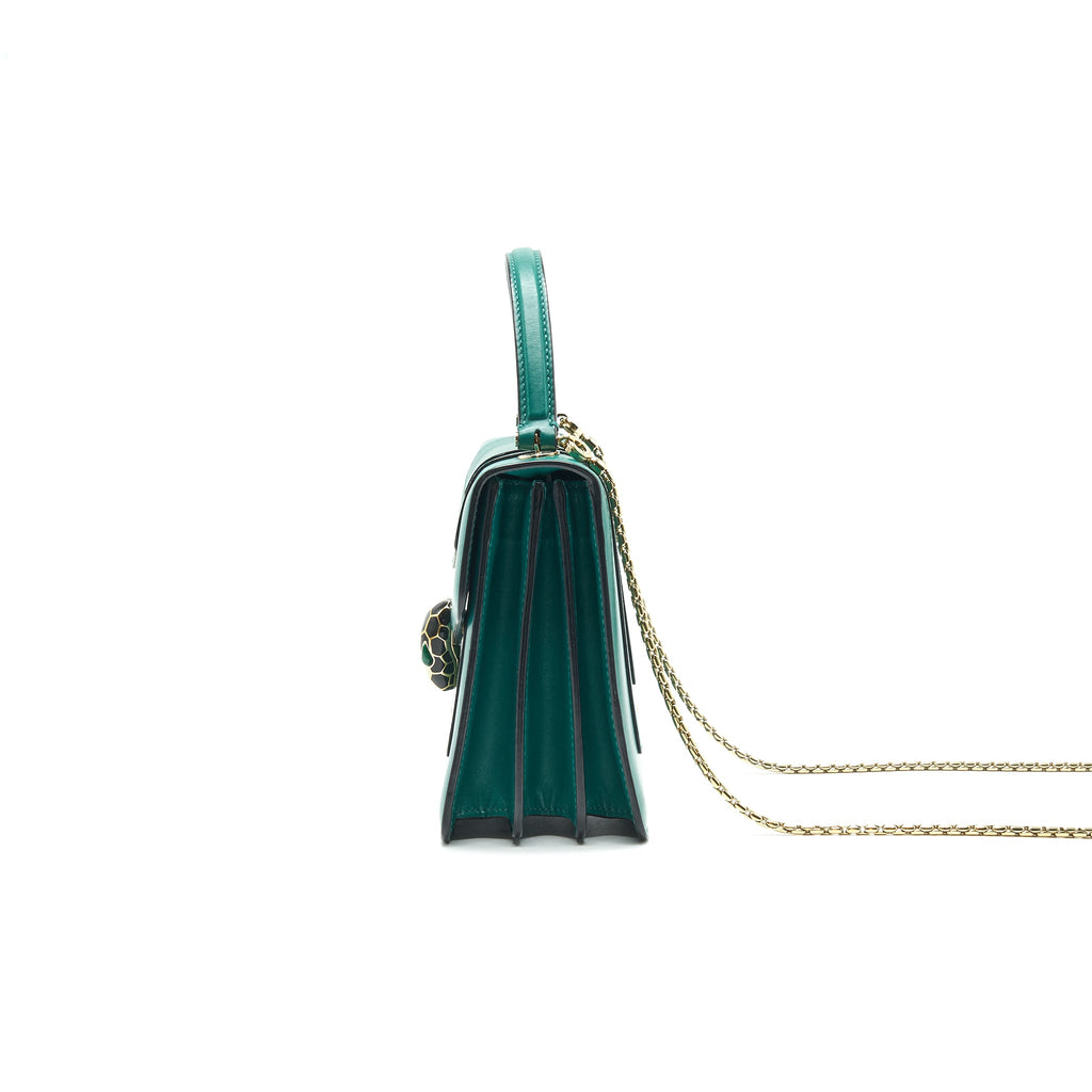 BVLGARI SERPENTI FOREVER CROSSBODY BAG GREEN