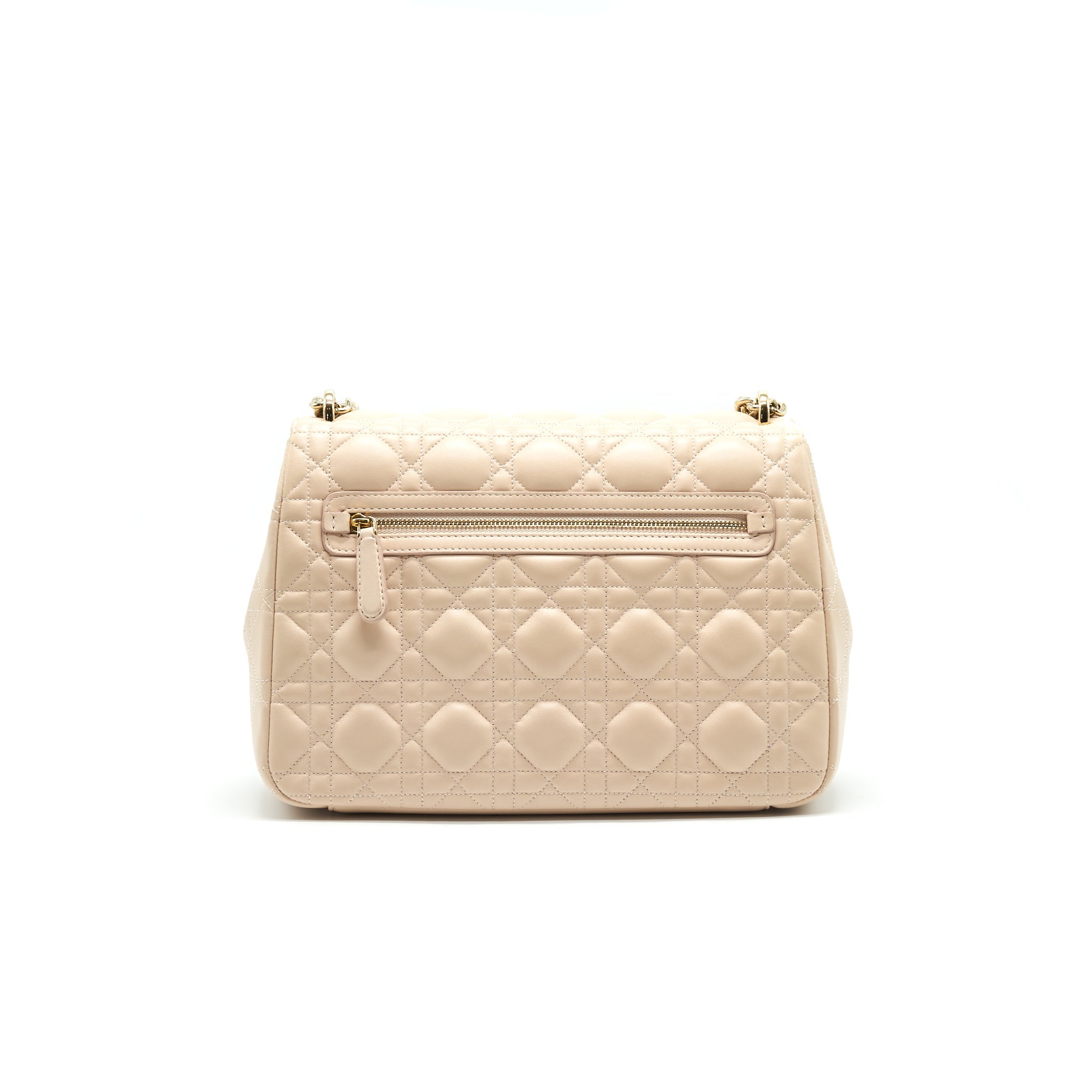 DIOR MISS DIOR MEDIUM FLAP BAG LIGHT PINK WITH LGHW