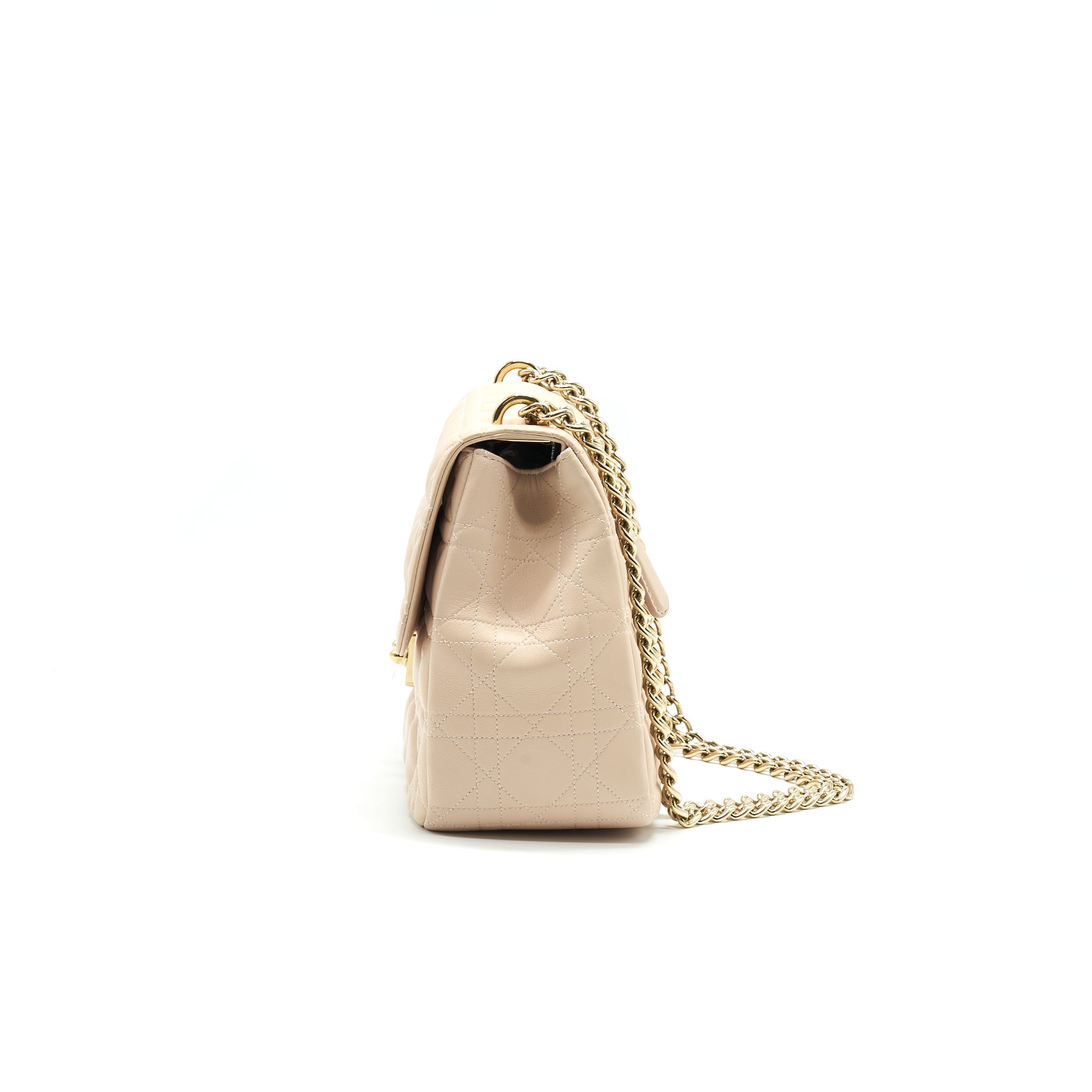 DIOR MISS DIOR MEDIUM FLAP BAG LIGHT PINK WITH LGHW