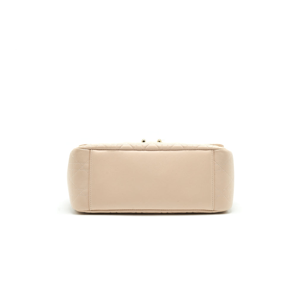 DIOR MISS DIOR MEDIUM FLAP BAG LIGHT PINK WITH LGHW