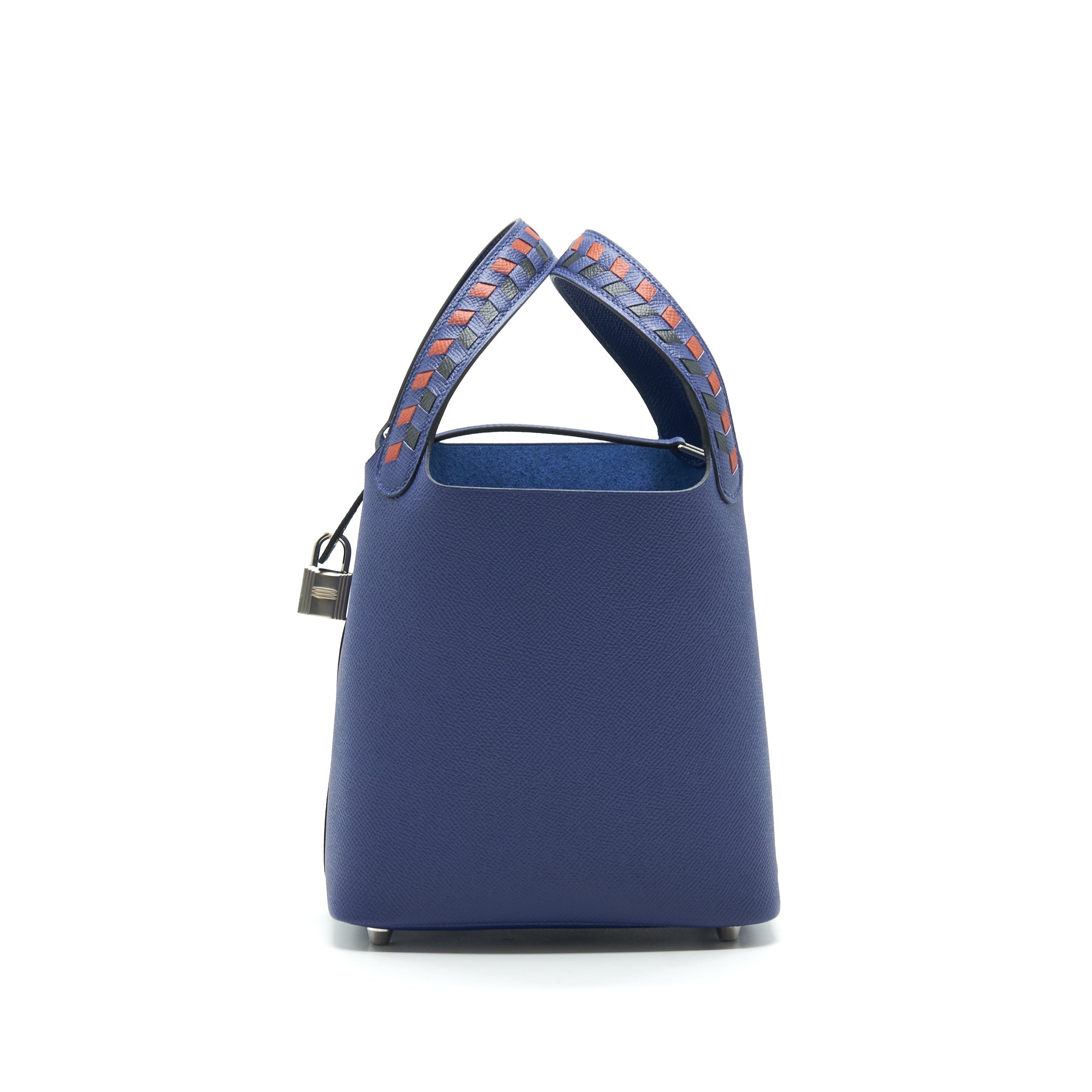 HERMES PICOTIN 18 BLUE ENCRE/BRIQUE/NIOR SHW