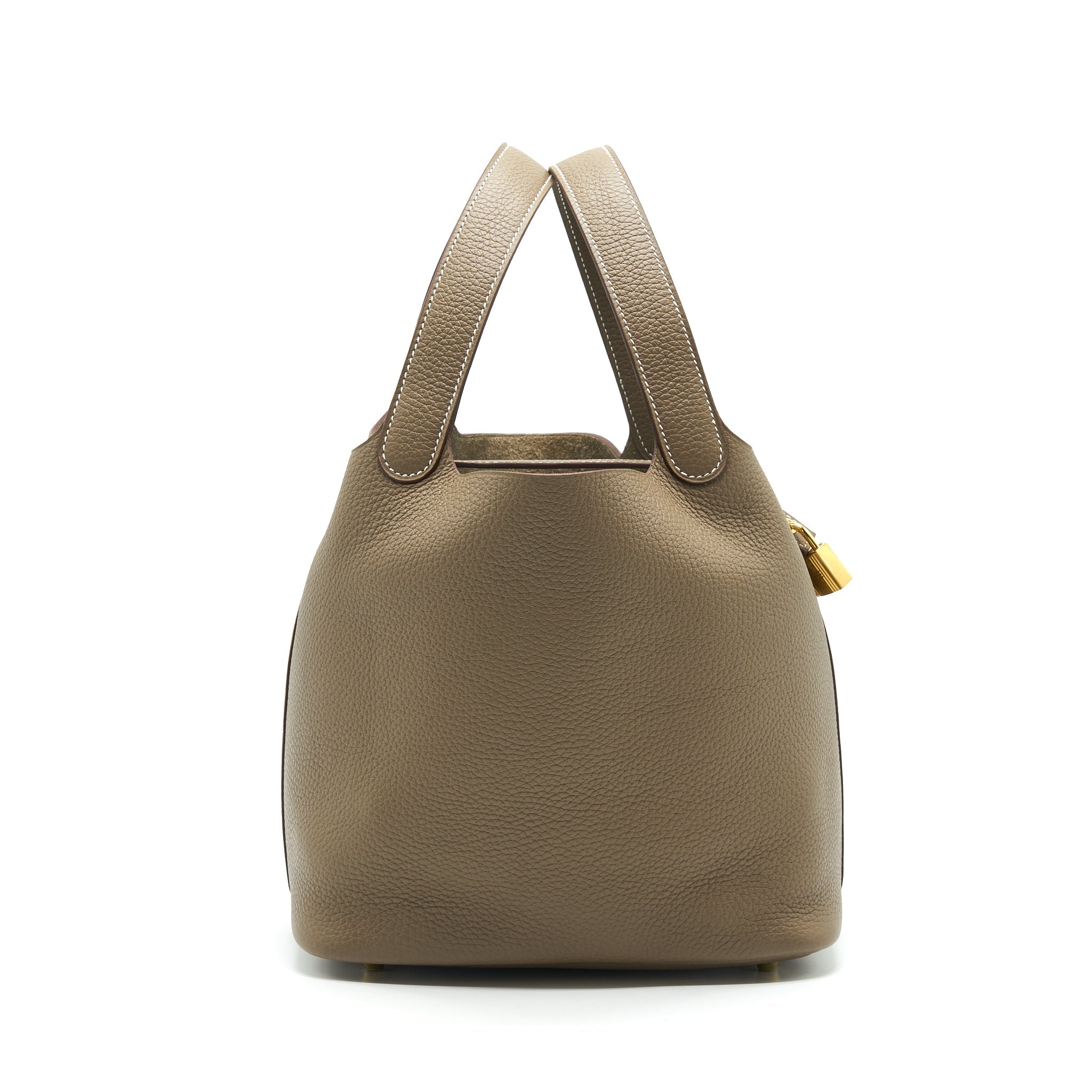 HERMES PICOTIN 22 ETOUPE GHW