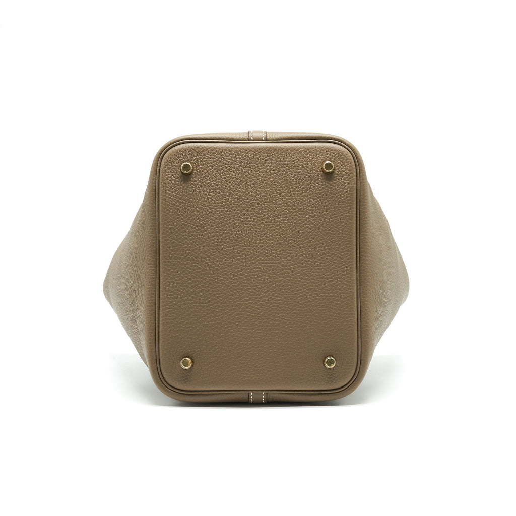 HERMES PICOTIN 22 ETOUPE GHW