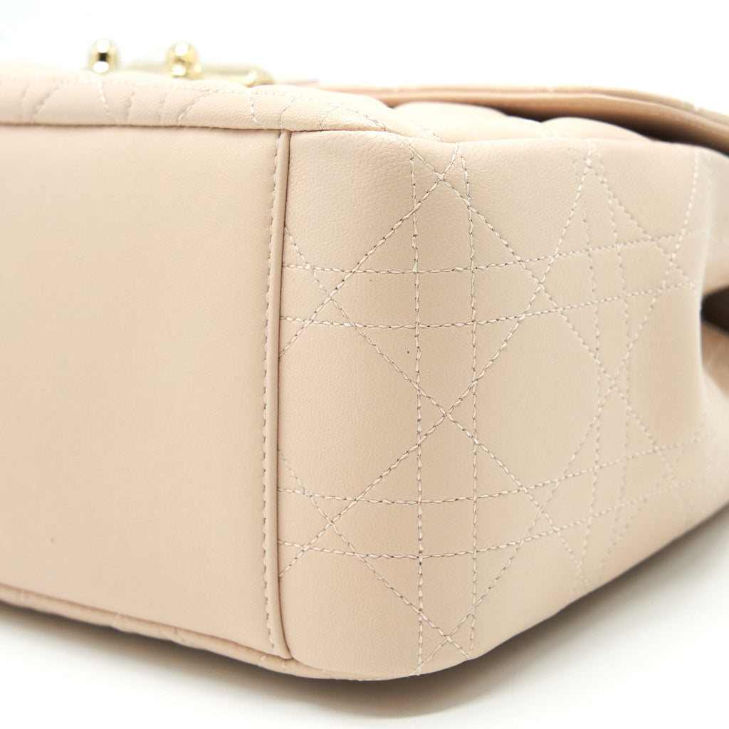 DIOR MISS DIOR MEDIUM FLAP BAG LIGHT PINK WITH LGHW