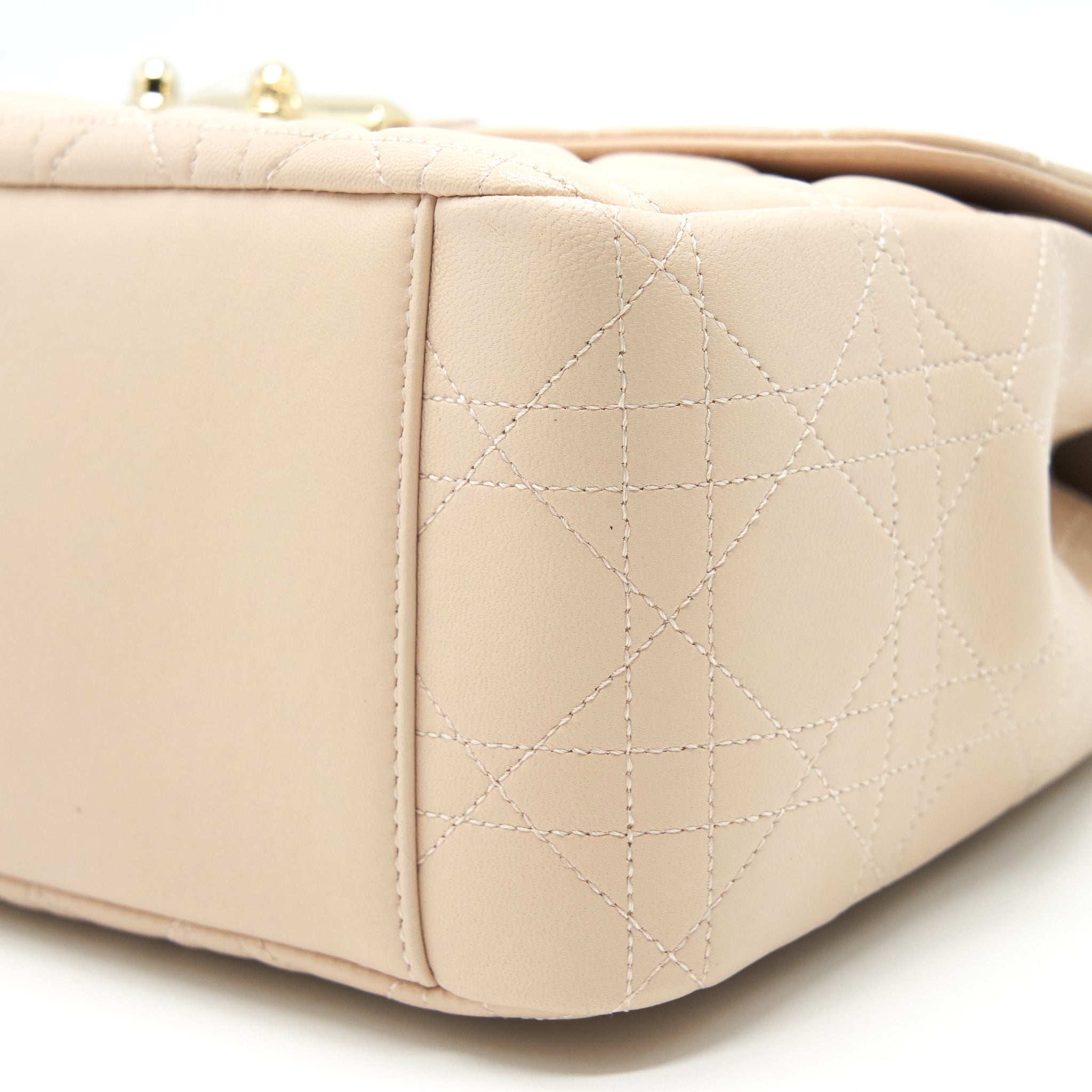 DIOR MISS DIOR MEDIUM FLAP BAG LIGHT PINK WITH LGHW