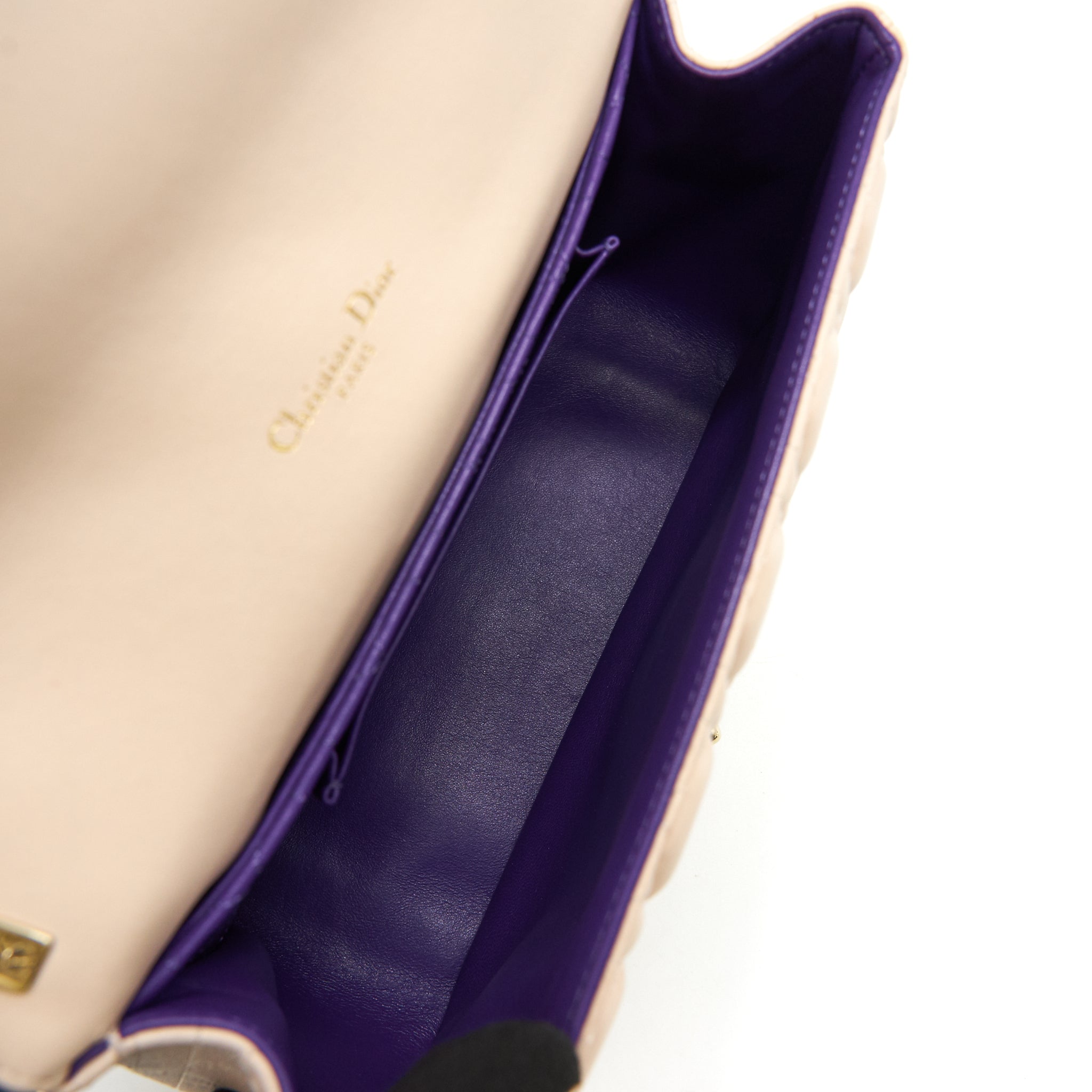 DIOR MISS DIOR MEDIUM FLAP BAG LIGHT PINK WITH LGHW