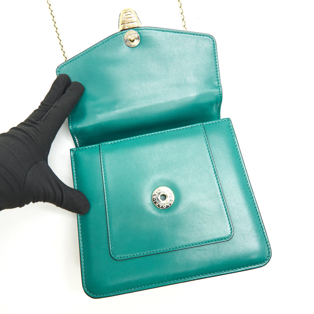 BVLGARI SERPENTI FOREVER CROSSBODY BAG GREEN