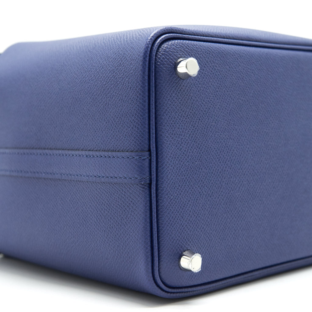 HERMES PICOTIN 18 BLUE ENCRE/BRIQUE/NIOR SHW