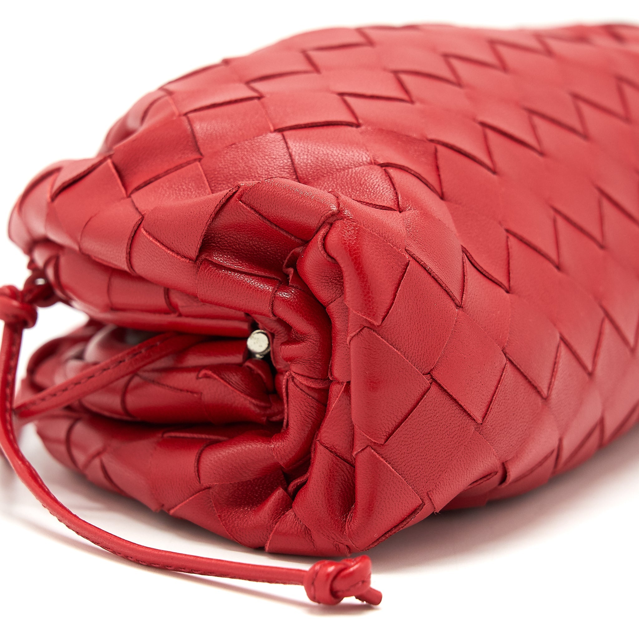 BOTTEG VENETA MINI POUCH RED