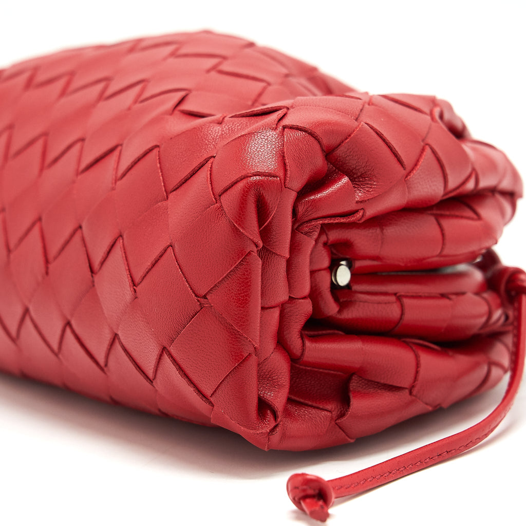 BOTTEG VENETA MINI POUCH RED