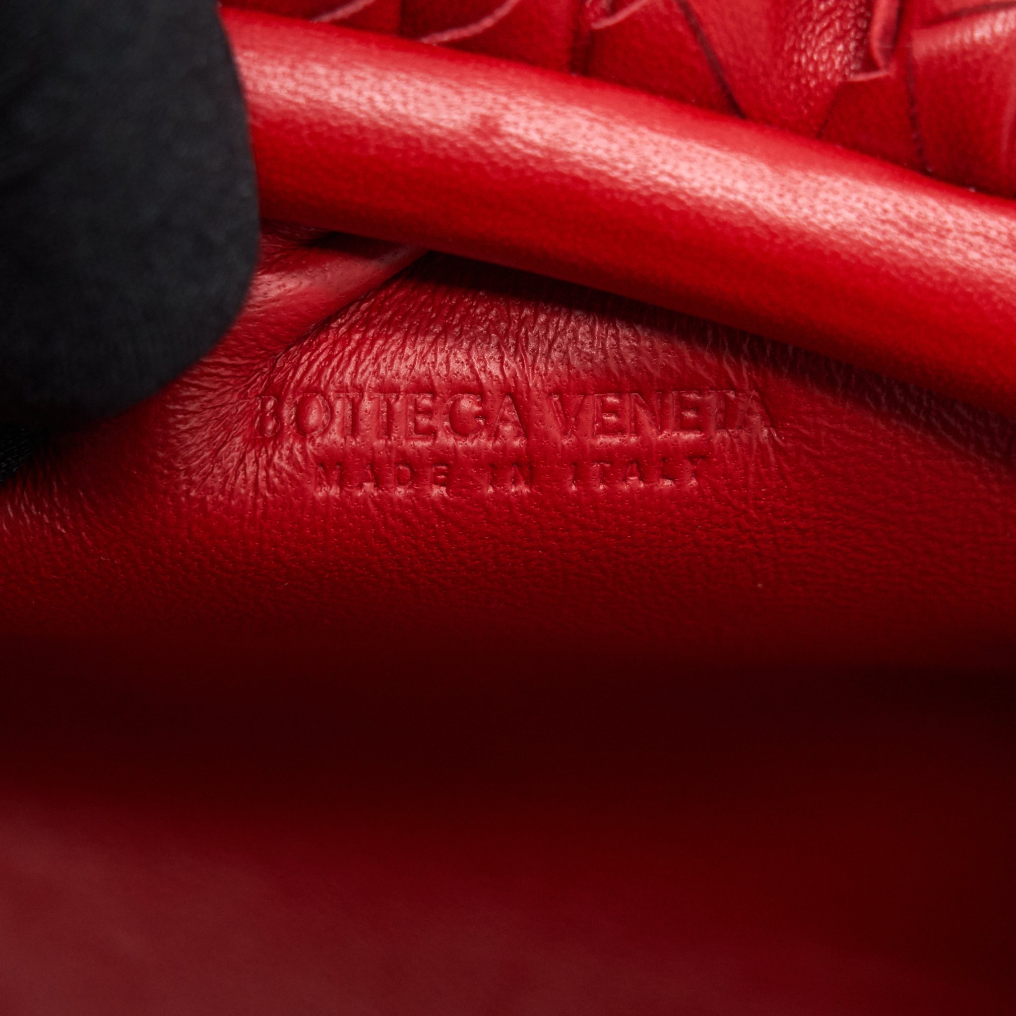 BOTTEG VENETA MINI POUCH RED