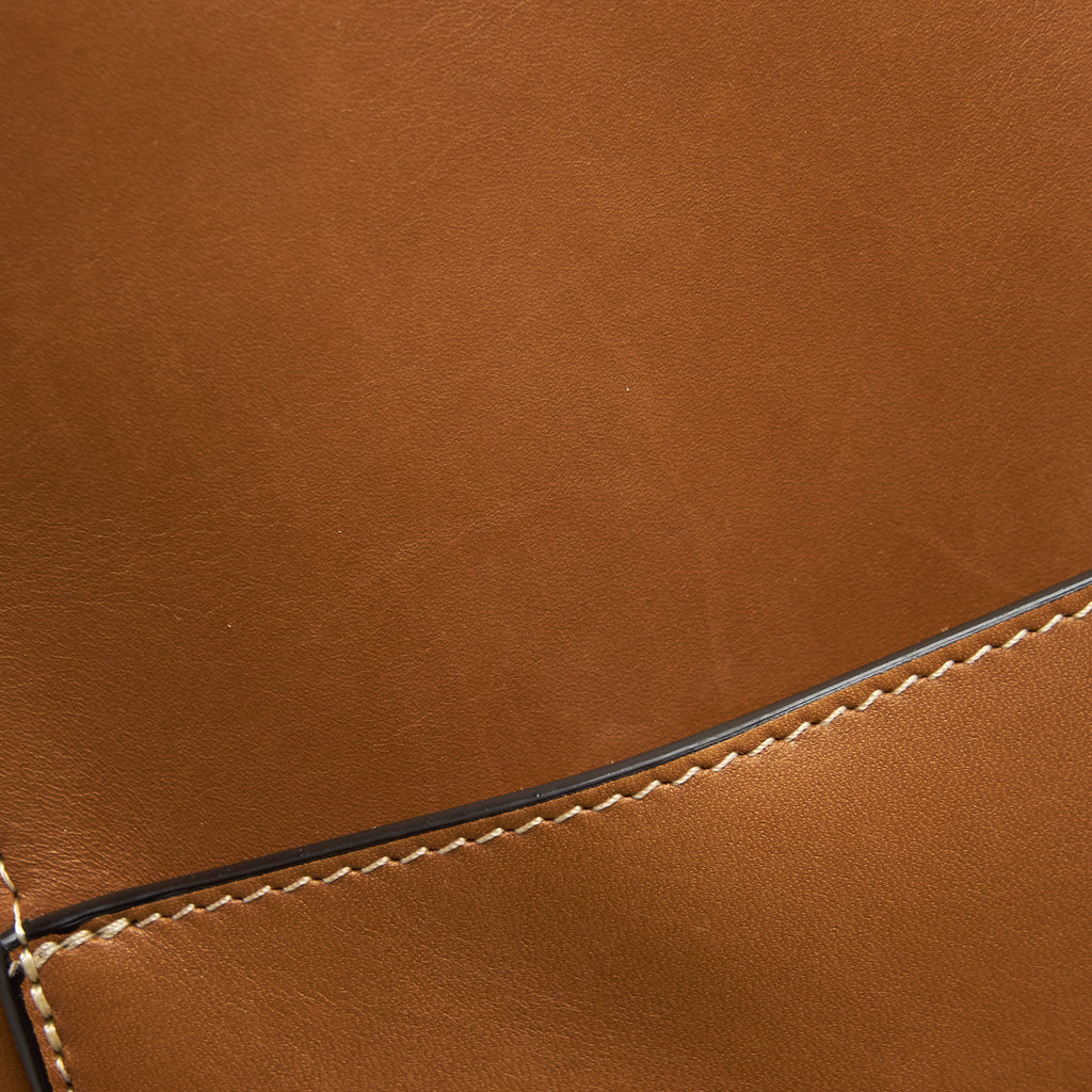 CELINE SANGLE BUCKET BAG BROWN GHW