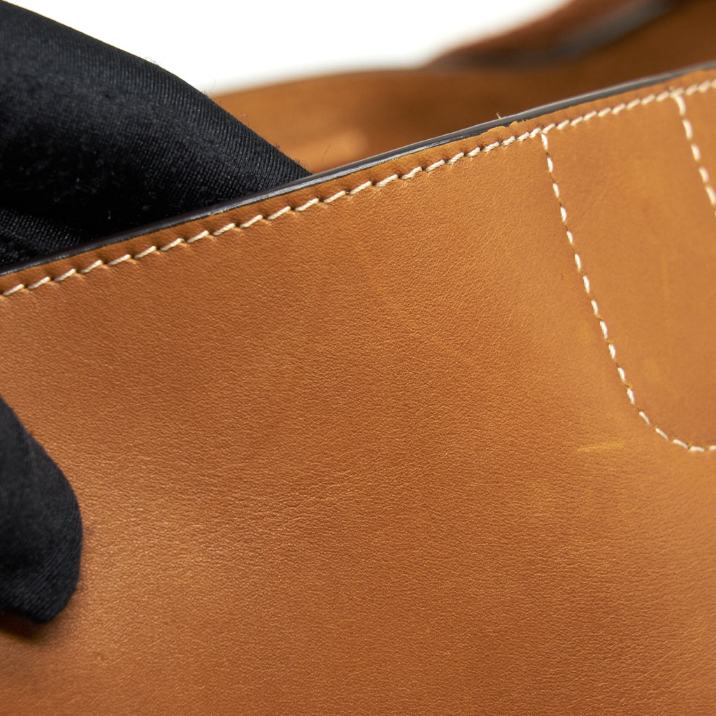 CELINE SANGLE BUCKET BAG BROWN GHW