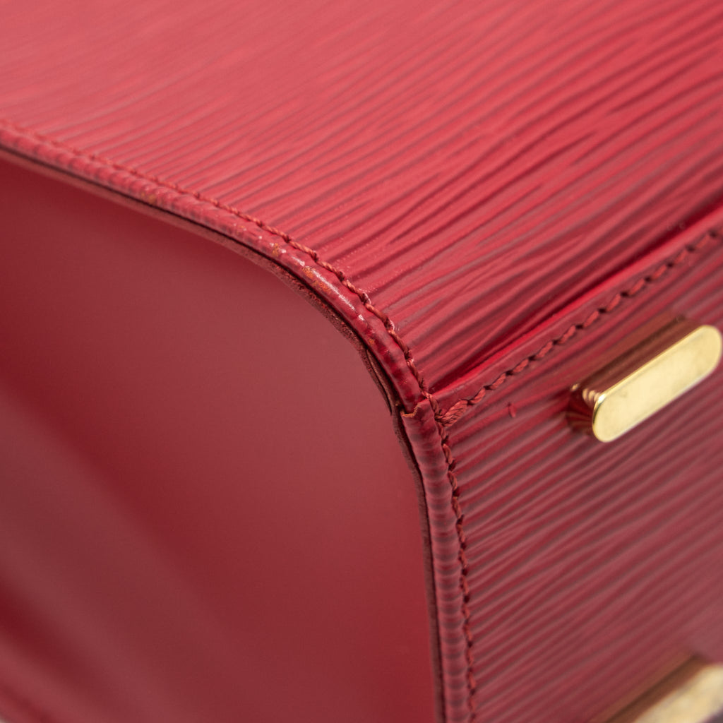 LOUIS VUITTON VINTAGE EPI RED HANDLE BAG