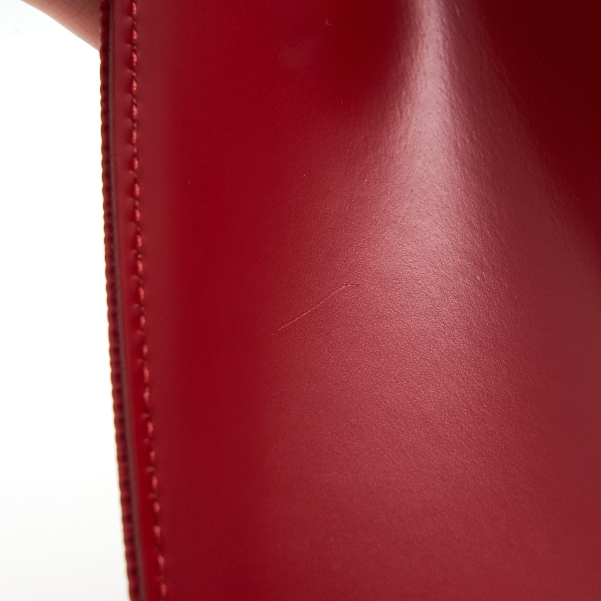 LOUIS VUITTON VINTAGE EPI RED HANDLE BAG