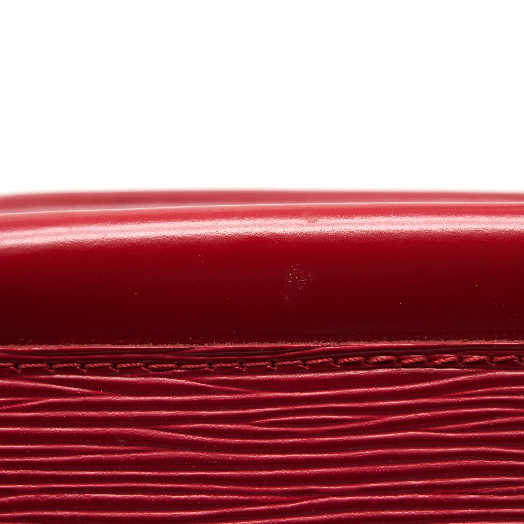 LOUIS VUITTON VINTAGE EPI RED HANDLE BAG