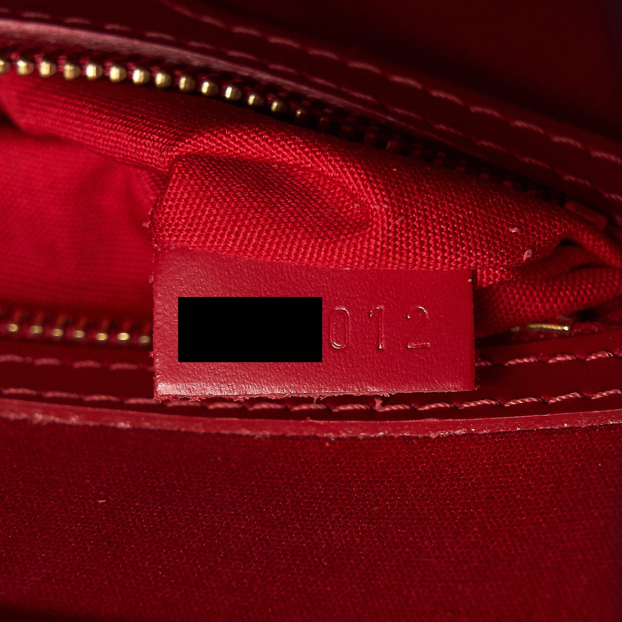 LOUIS VUITTON VINTAGE EPI RED HANDLE BAG