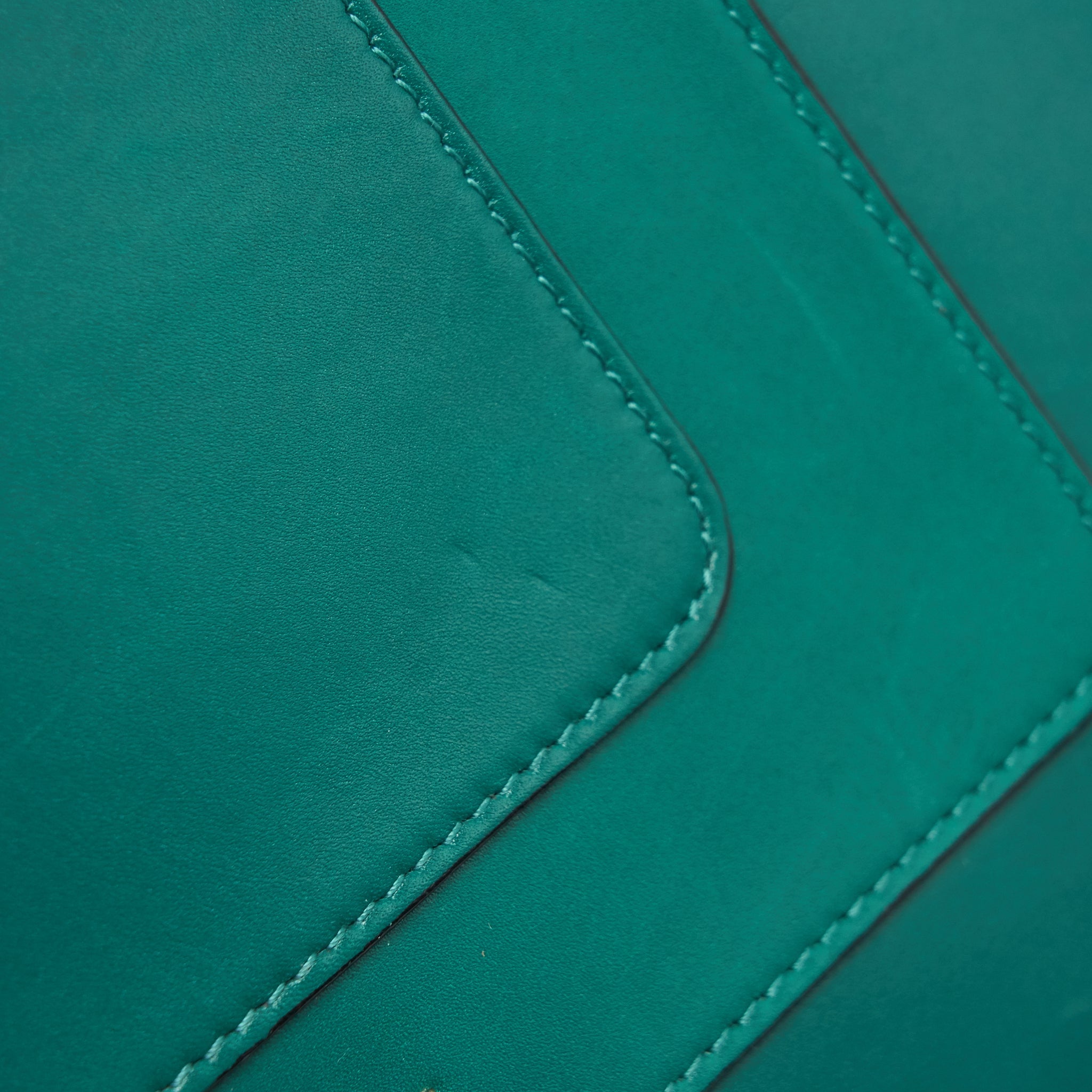 BVLGARI SERPENTI FLAP SHOULDER BAG GREEN