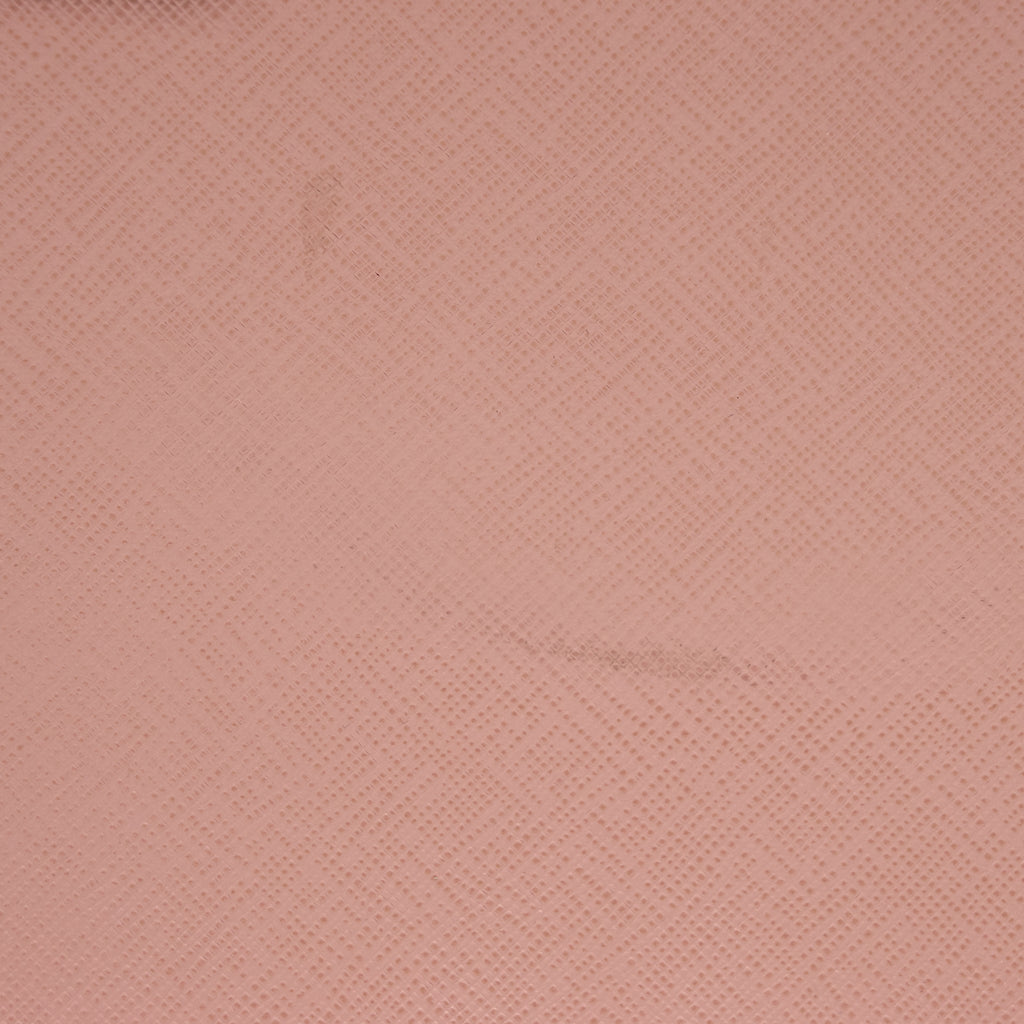 PRADA TOP HANDLE SAFFIANO TOTE BAG CALFSKIN PINK/ WHITE GHW
